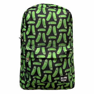 Loungefly Rick and Morty Pickle Rick AOP Nylon Backpack