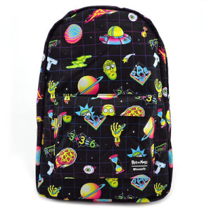Rick y Morty Loungefly Mochila Nylon Galaxias