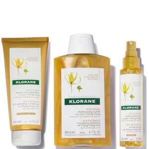 KLORANE Summer Shield Set for Hair Exposed to UV, Salt, Sand and Chlorine (Worth $53)
