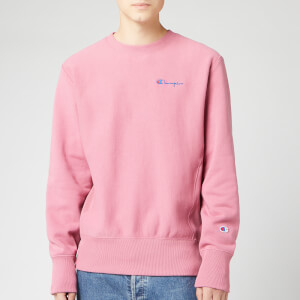 Champion Men's Small Script Sweatshirt - Red