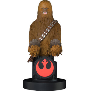 Star Wars Collectable Chewbacca 8 Inch Cable Guy Controller and Smartphone Stand