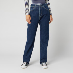 Levi's Women's Made and Crafted 701 Straight Leg Jeans - Dark Stonewash