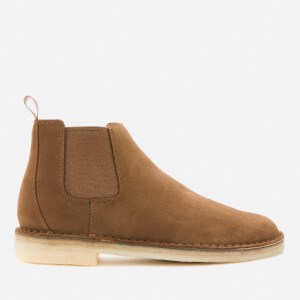 Clarks Originals Men's Suede Desert Chelsea Boots - Cola
