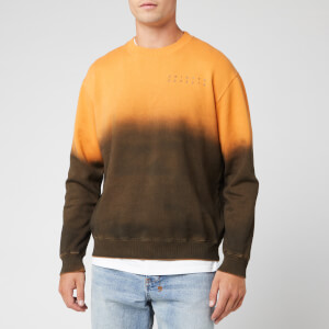 Axel Arigato Men's Karma Crew Neck Sweatshirt - Orange/Black