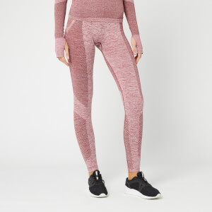 Reebok X Victoria Beckham Women's Seamless Tex Tights - Burgundy