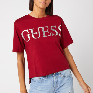 Guess Women's Boxy T-Shirt - Russian Red