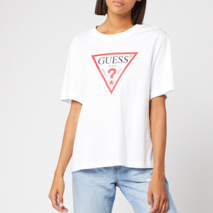 Guess Women's Short Sleeve Original T-Shirt - White
