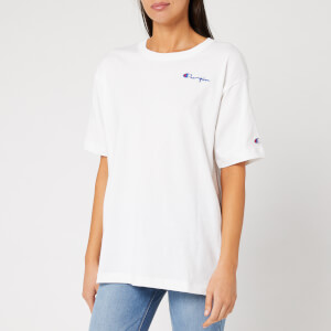 Champion Women's Oversize Crew Neck Short Sleeve T-Shirt - White