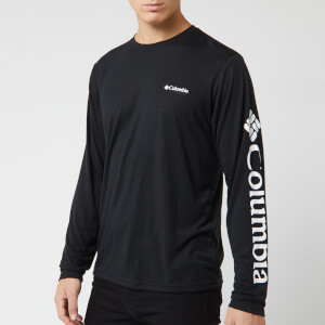 Columbia Men's Miller Valley Long Sleeve Graphic T-Shirt - Black/White