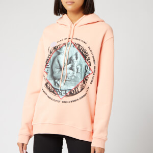 McQ Alexander McQueen Women's Boyfriend Hoodie - Bleached Coral