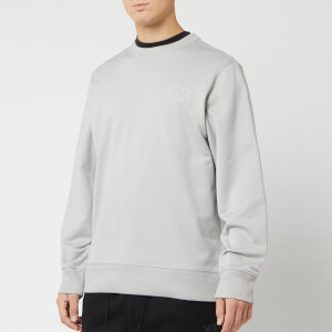 Y-3 Men's Logo Crew Neck Sweatshirt - Archive Grey