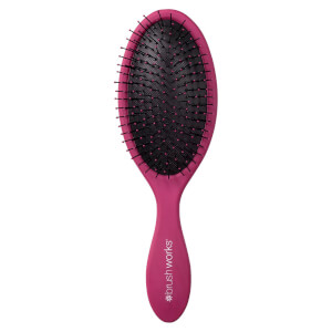 brushworks Oval Detangling Hair Brush - Pink
