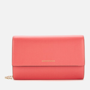 Emporio Armani Women's Large Zip Around Wallet - Strawberry/Black