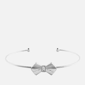 Ted Baker Women's Sakarah Solitaire Bow Ultra Fine Cuff - Silver
