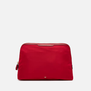Anya Hindmarch Women's Lotions and Potions Cosmetic Case - Red