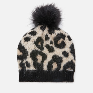 Superdry Women's Lisa Leopard Beanie - Brown Print