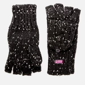 Superdry Women's Gracie Cable Gloves - Black