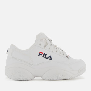 FILA Women's Provenance Trainers - White/FILA Navy/Red