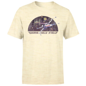 Star Wars X-Wing Italian Men's T-Shirt - White Stone Wash