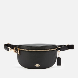 Coach Women's Polished Pebble Belt Bag - Black