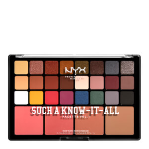 NYX Professional Makeup Such a Know-It-All Eye Shadow, Blusher and Contour Palette 41.6g