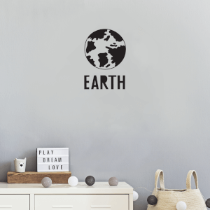 Earth Wall Art Vinyl