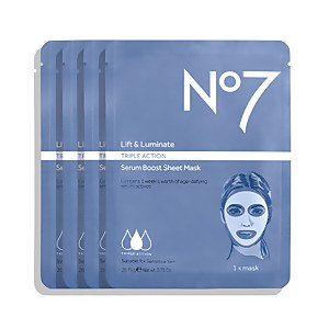 Lift & Luminate Triple Action Serum Boost Sheet Mask (4 Pack)