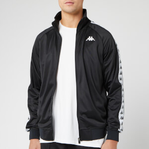 Kappa Men's Taped Track Jacket - Black/White