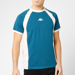 Kappa Men's Authentic 90 Bormio Short Sleeve T-Shirt - Petrol/Pink