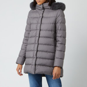 Herno Women's Padded Half Coat - Grey