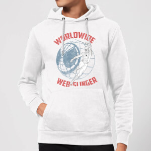 Spider-Man: Far From Home Worldwide Web-Slinger Hoodie - Wit