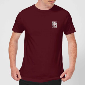 Dazza Pocket Text Men's T-Shirt - Burgundy
