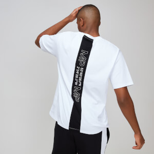 MP Rest Day Men's Stripe Graphic T-Shirt - White