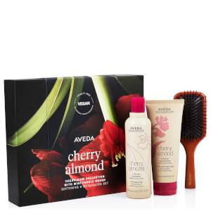 Aveda Cherry Almond Hair and Mini Paddle Brush 500ml