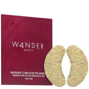 Wander Beauty Baggage Claim Gold Eye Masks - Set of 6 0.84 oz