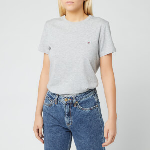 Tommy Hilfiger Women's Heritage Crew Neck T-Shirt - Light Grey Heather