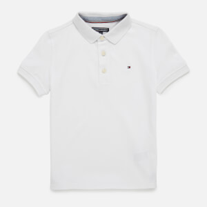 Tommy Kids Boys' Iconic Polo Shirt - Bright White