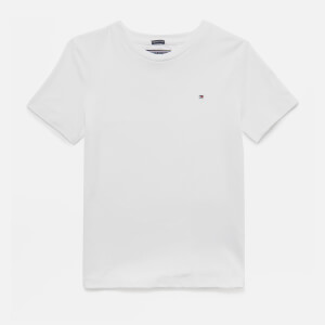 Tommy Kids Boys' Short Sleeve T-Shirt - Bright White