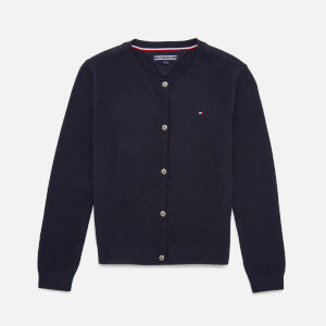 Tommy Kids Girls' Basic Cardigan - Sky Captain