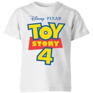 Toy Story 4 Logo Kids' T-Shirt - White
