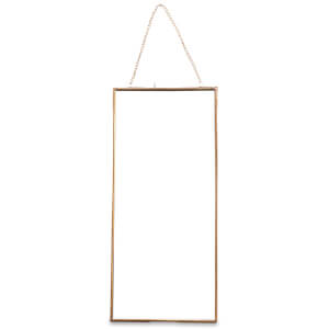 Nkuku Gigantic Antique Brass Kiko Frame - Long Portrait