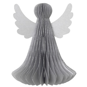 Broste Copenhagen Paper Christmas Angel - Small - Silver