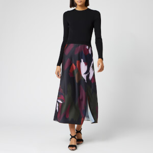 Ted Baker Women's Tamlin Sapphire Mockable Sweat Midi Dress - Black
