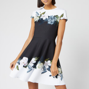 Ted Baker Women's Louva Opal Printed Skater Dress - Black