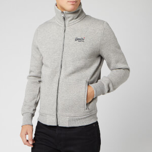 Superdry Men's Orange Label Track Top - Jasper Grey Grindle