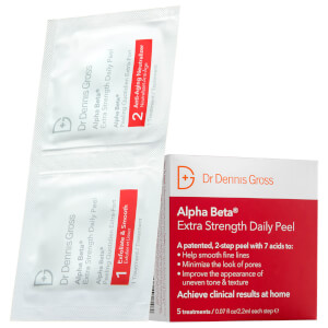 Dr Dennis Gross Skincare Alpha Beta Extra Strength Daily Peel (Pack of 30, Worth $102)