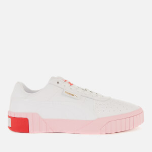 puma white and pink trainers