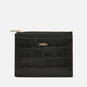 Furla Women's Babylon Small Zip Card Case - Black