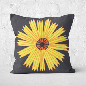 Botanical Flower Square Cushion