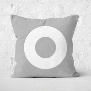 Letter O Square Cushion